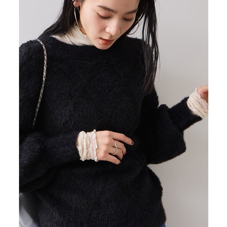 アーガイルフェザーニット/2WAY・イージーケア | VIS  | 詳細画像17 