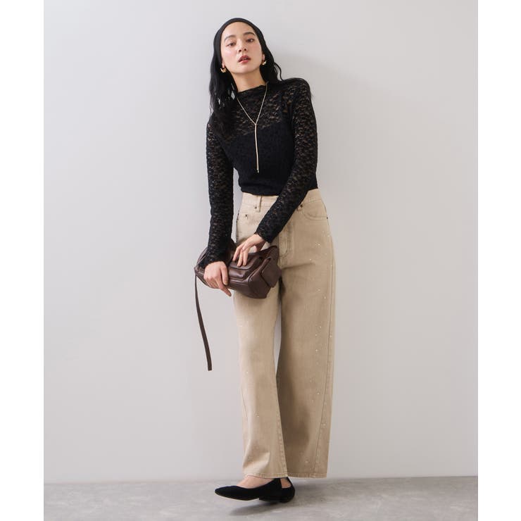 レースプチハイネックインナープルオーバー | VIS  | 詳細画像10 