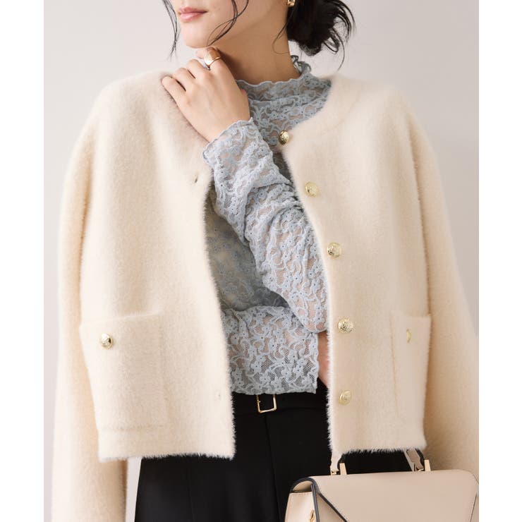 レースプチハイネックインナープルオーバー | VIS  | 詳細画像19 