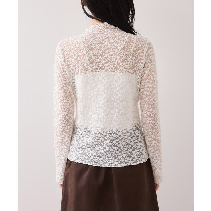 レースプチハイネックインナープルオーバー | VIS  | 詳細画像22 