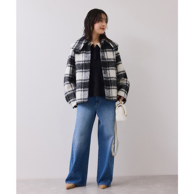 ペプラムデザインシャギーニット | VIS  | 詳細画像18 