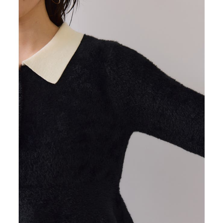 ペプラムデザインシャギーニット | VIS  | 詳細画像23 