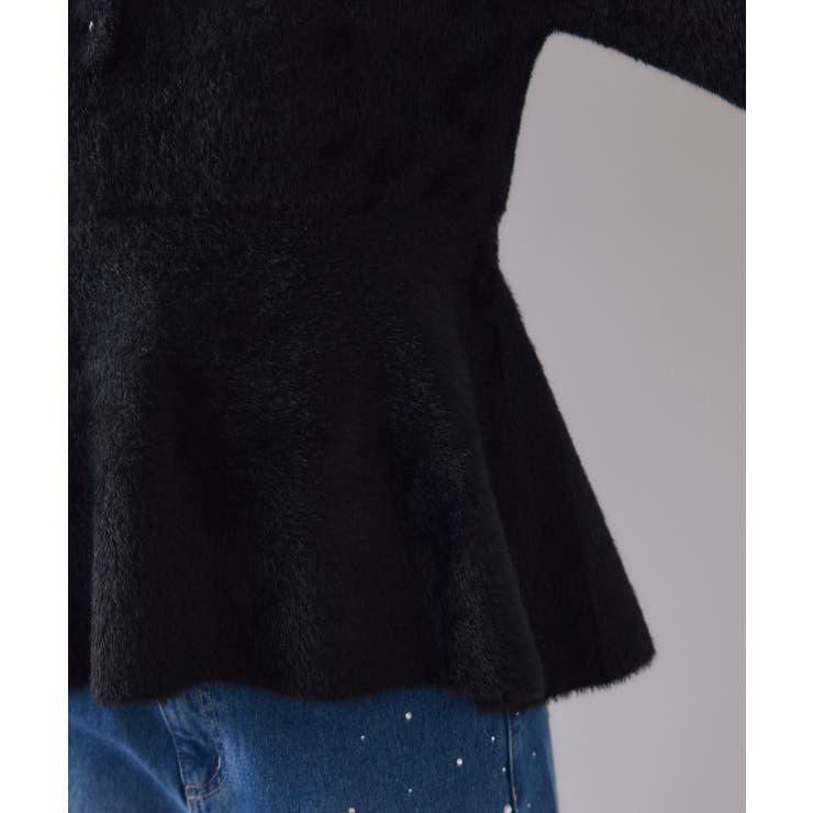 ペプラムデザインシャギーニット | VIS  | 詳細画像24 