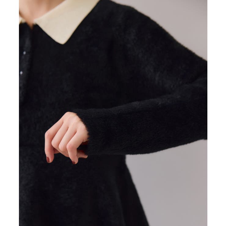 ペプラムデザインシャギーニット | VIS  | 詳細画像25 