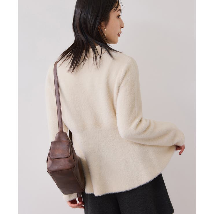 ペプラムデザインシャギーニット | VIS  | 詳細画像6 