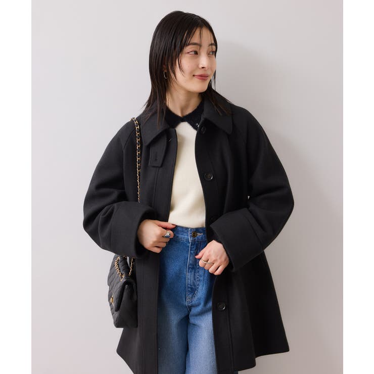 ビジュー付きシャギーカラーニットトップス | VIS  | 詳細画像8 