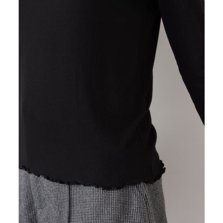 袖クシュクシュハイネックテレコインナープルオーバー/静電気防止・イージーケア | VIS  | 詳細画像25 