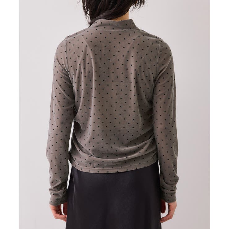 ベロアボウタイドットカットソー | VIS  | 詳細画像20 