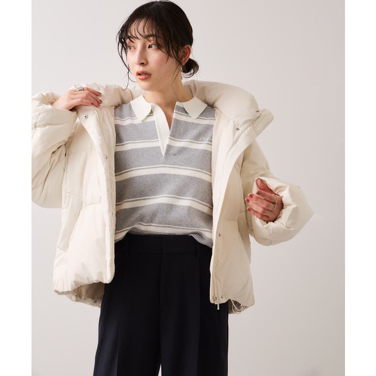 ワンポイント刺繍ポロニットプルオーバー | VIS  | 詳細画像22 