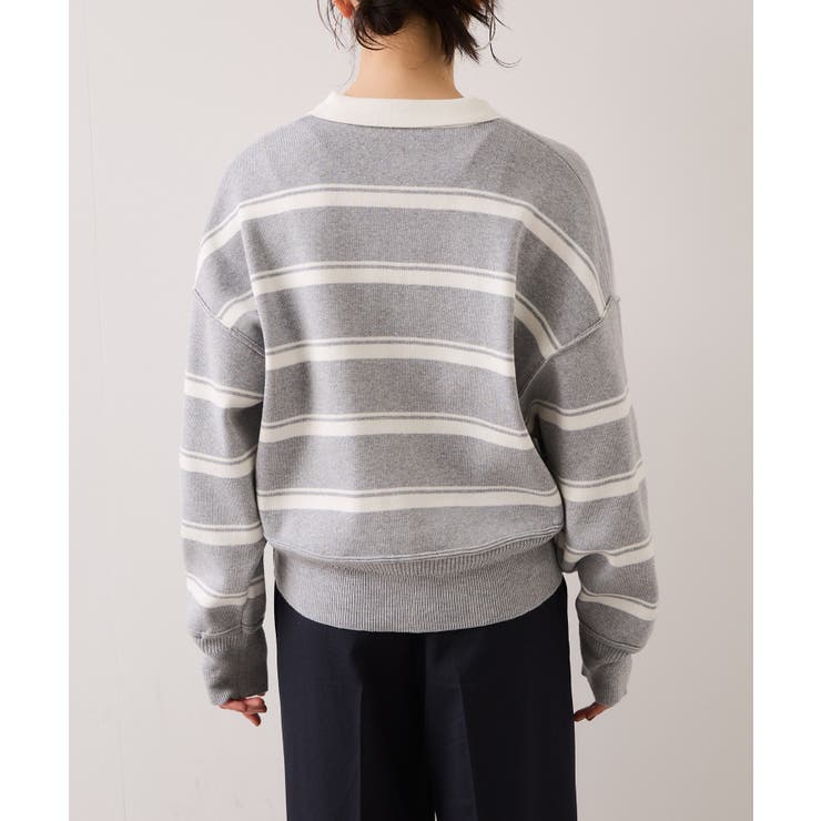 ワンポイント刺繍ポロニットプルオーバー | VIS  | 詳細画像25 