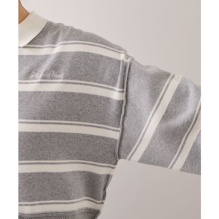 ワンポイント刺繍ポロニットプルオーバー | VIS  | 詳細画像28 