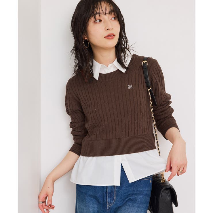 ハイゲージケーブシャツドッキングプルオーバー | VIS  | 詳細画像16 