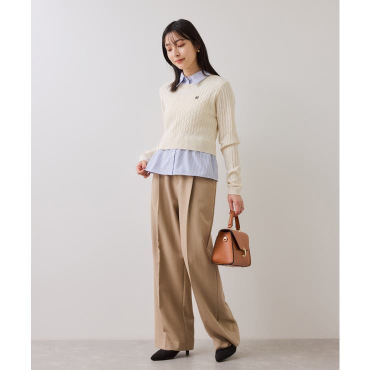 ハイゲージケーブシャツドッキングプルオーバー | VIS  | 詳細画像2 