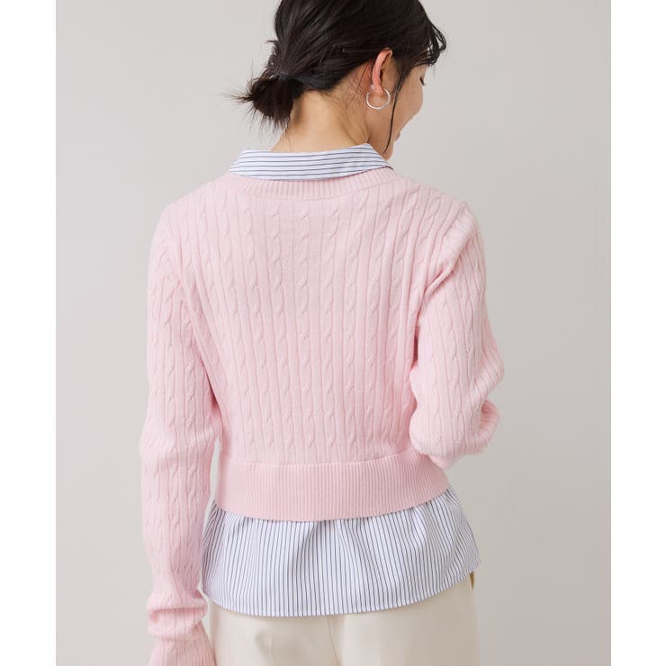 ハイゲージケーブシャツドッキングプルオーバー | VIS  | 詳細画像22 