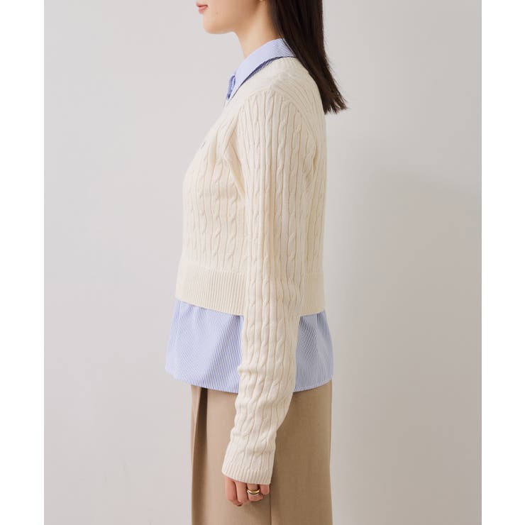 ハイゲージケーブシャツドッキングプルオーバー | VIS  | 詳細画像25 