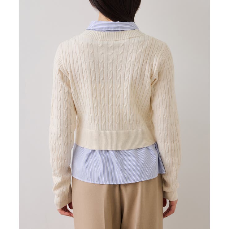 ハイゲージケーブシャツドッキングプルオーバー | VIS  | 詳細画像26 