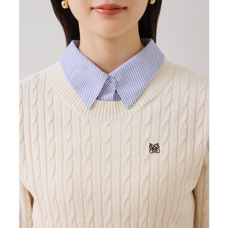 ハイゲージケーブシャツドッキングプルオーバー | VIS  | 詳細画像27 