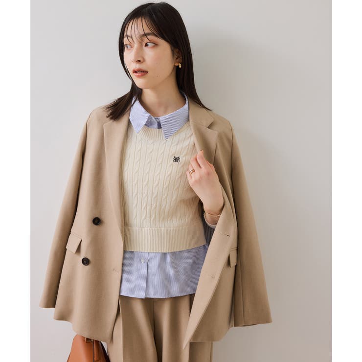 ハイゲージケーブシャツドッキングプルオーバー | VIS  | 詳細画像6 