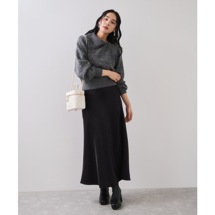 フロントジップニットプルオーバー/イージーケア | VIS  | 詳細画像11 