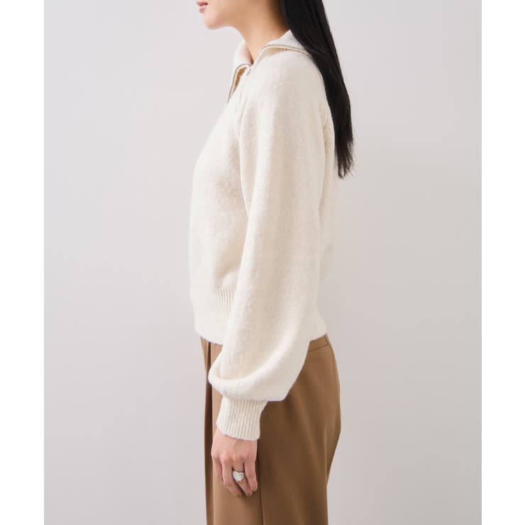 フロントジップニットプルオーバー/イージーケア | VIS  | 詳細画像22 