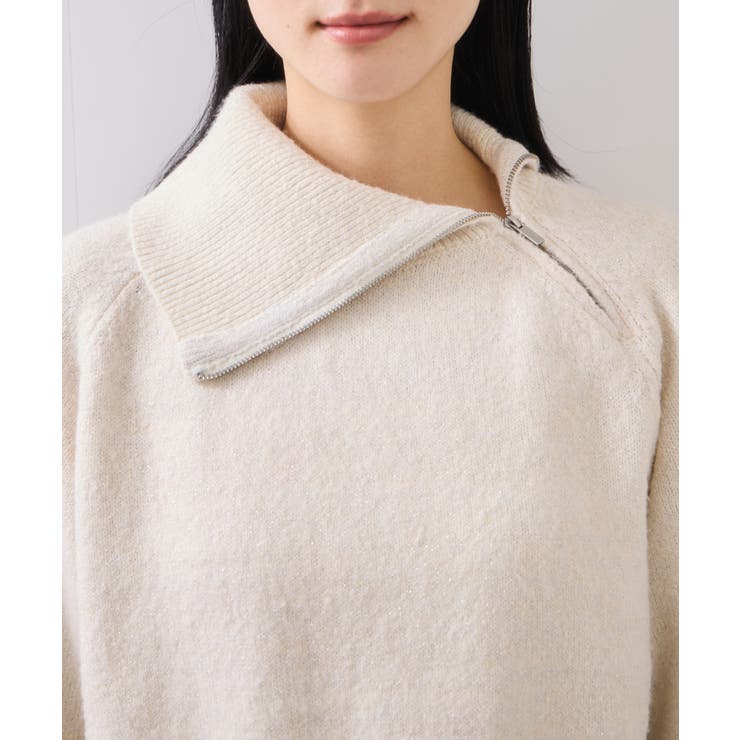 フロントジップニットプルオーバー/イージーケア | VIS  | 詳細画像24 