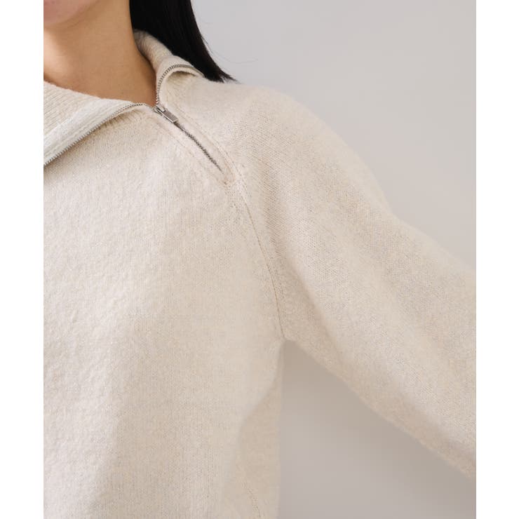 フロントジップニットプルオーバー/イージーケア | VIS  | 詳細画像25 