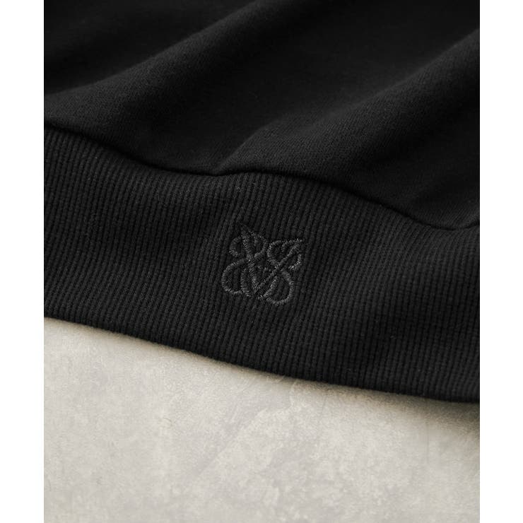 ワンポイント刺繍入りドレープスウェットプルオーバー | VIS  | 詳細画像35 