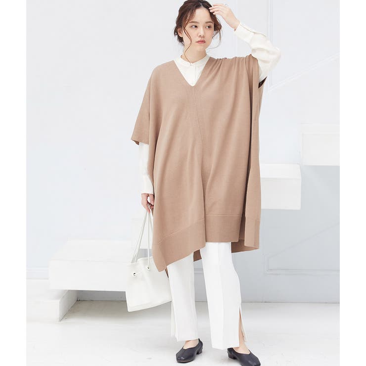 【WEB限定】ビッグポンチョニット | VIS  | 詳細画像16 