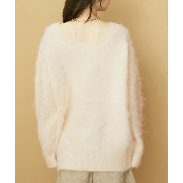 【前後2WAY】毛混トゥンカロンニット | VIS  | 詳細画像17 