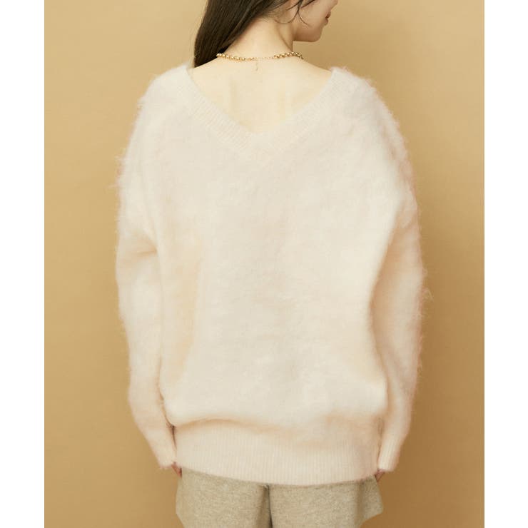【前後2WAY】毛混トゥンカロンニット | VIS  | 詳細画像23 