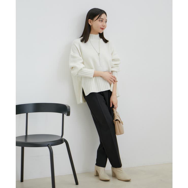【選べる着丈】ふわもこサイドスリットニット【洗える】 | VIS  | 詳細画像13 