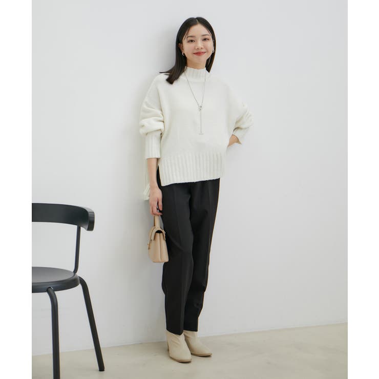 【選べる着丈】ふわもこサイドスリットニット【洗える】 | VIS  | 詳細画像14 