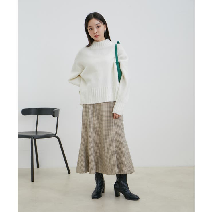 【選べる着丈】ふわもこサイドスリットニット【洗える】 | VIS  | 詳細画像15 