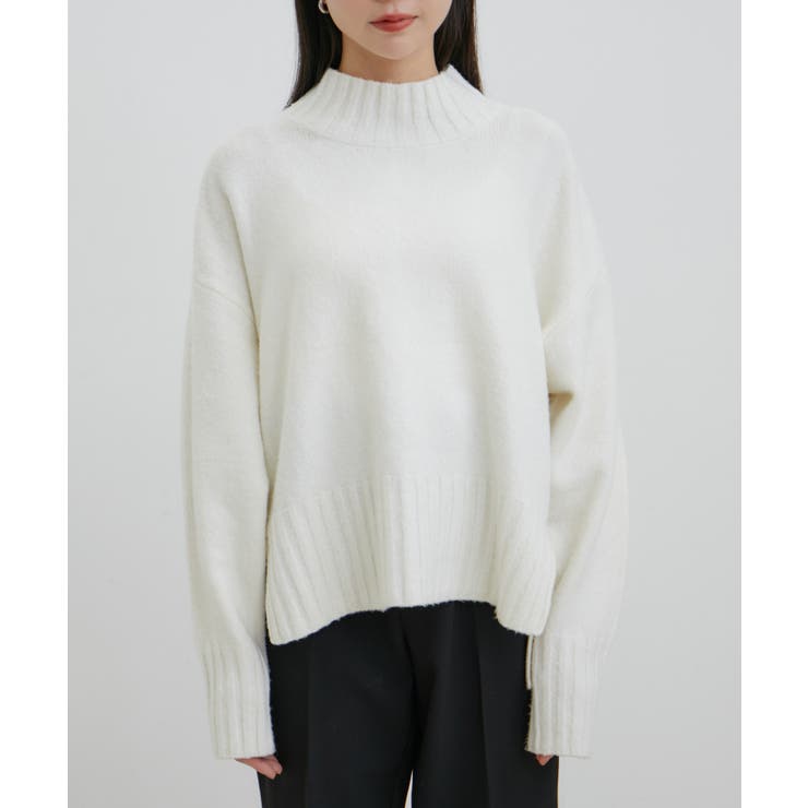 【選べる着丈】ふわもこサイドスリットニット【洗える】 | VIS  | 詳細画像17 