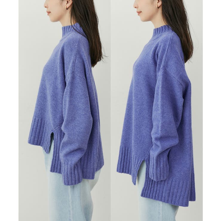 【選べる着丈】ふわもこサイドスリットニット【洗える】 | VIS  | 詳細画像30 