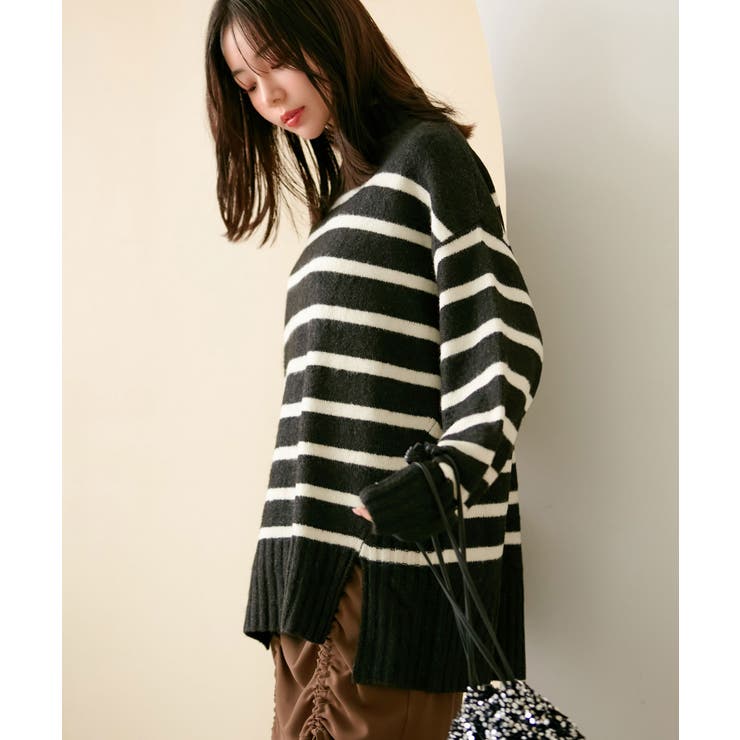 【選べる着丈】ふわもこサイドスリットニット【洗える】 | VIS  | 詳細画像45 