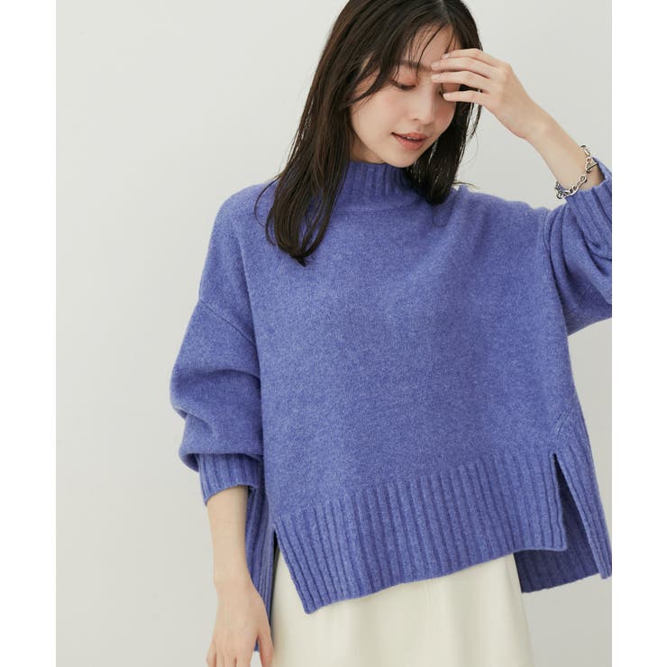 【選べる着丈】ふわもこサイドスリットニット【洗える】 | VIS  | 詳細画像49 