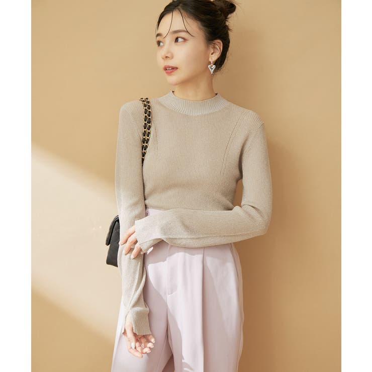 ハイネックラメシアーニット | VIS  | 詳細画像18 