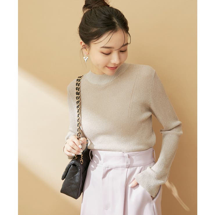 ハイネックラメシアーニット | VIS  | 詳細画像19 