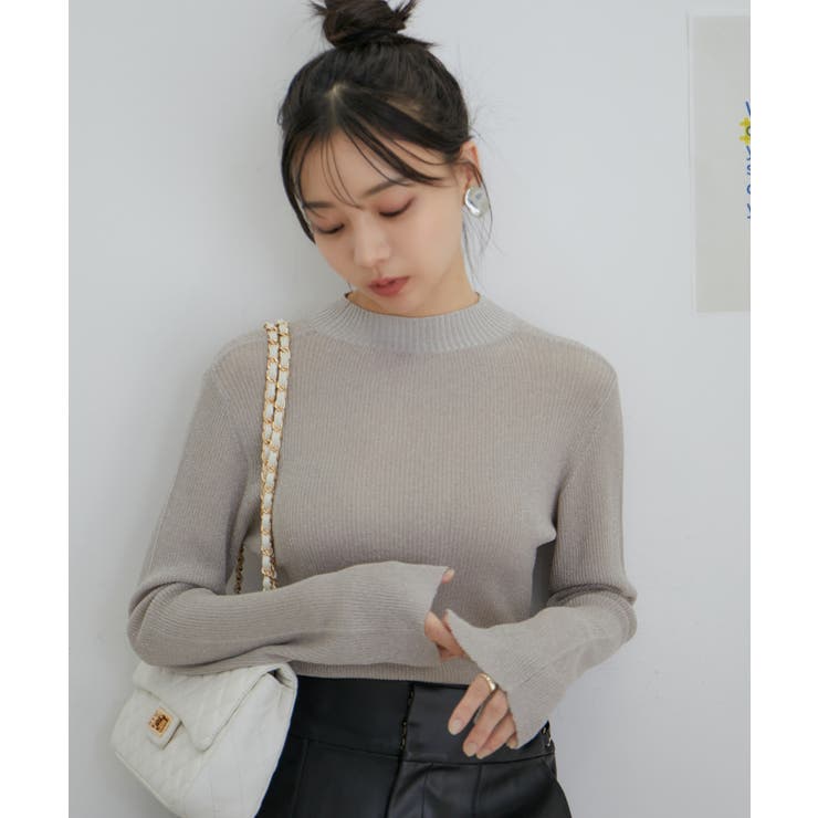 ハイネックラメシアーニット | VIS  | 詳細画像2 