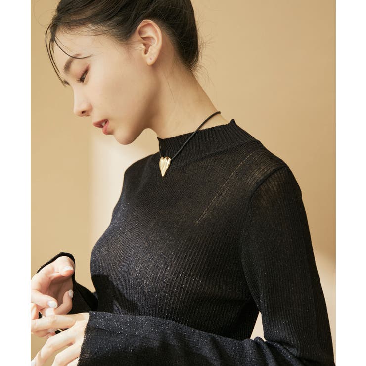 ハイネックラメシアーニット | VIS  | 詳細画像21 