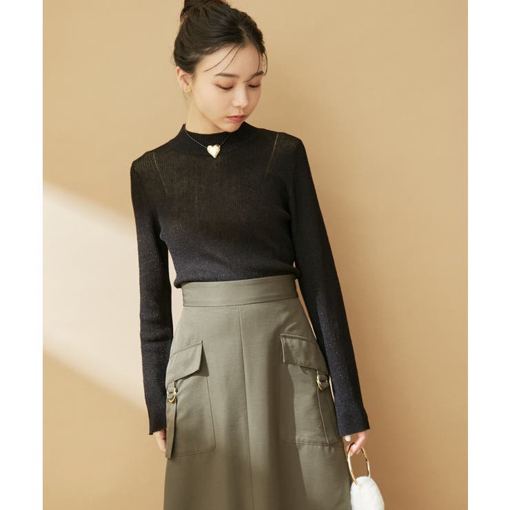 ハイネックラメシアーニット | VIS  | 詳細画像22 