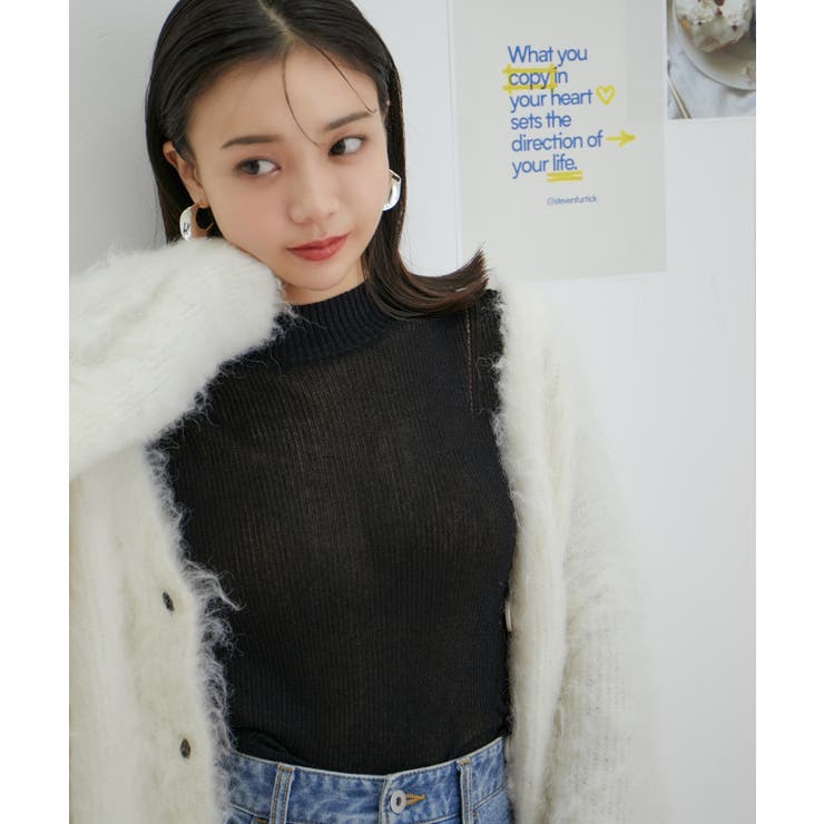 ハイネックラメシアーニット | VIS  | 詳細画像6 