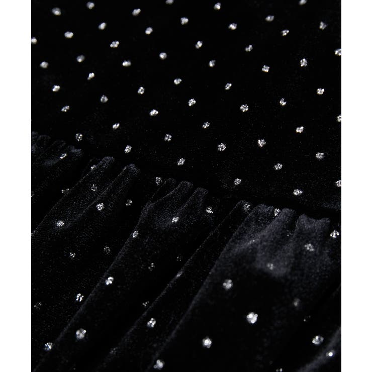 【選べる着丈】ラメドットベロアキャミトップス【洗える】 | VIS  | 詳細画像25 