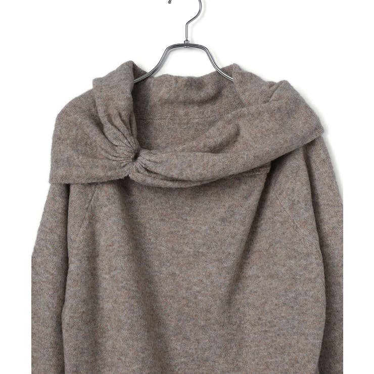 【2WAY】ミックスヤーンオフショルダーニット | VIS  | 詳細画像19 