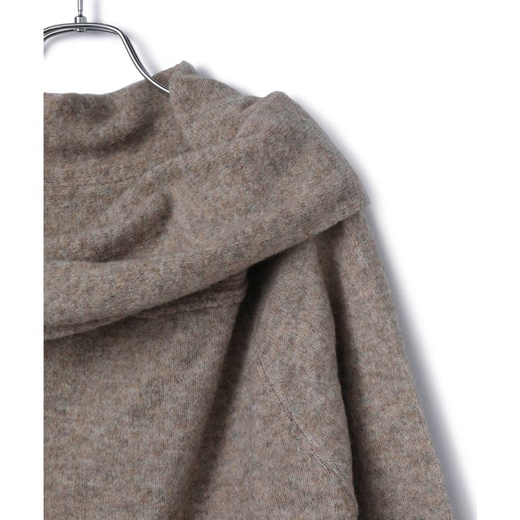 【2WAY】ミックスヤーンオフショルダーニット | VIS  | 詳細画像20 