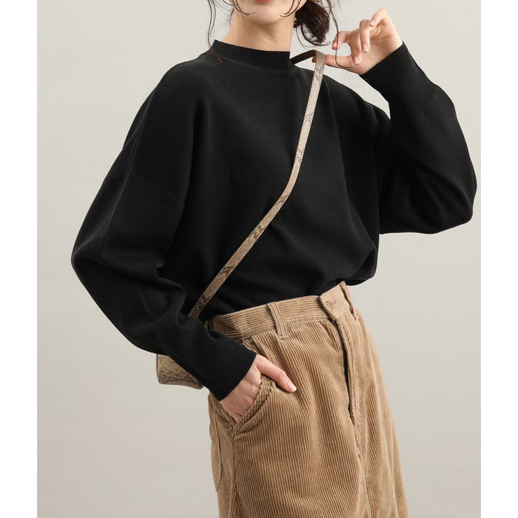 ブラック(01) | 【WEB限定】総針ボリュームスリーブプルオーバー | VIS 