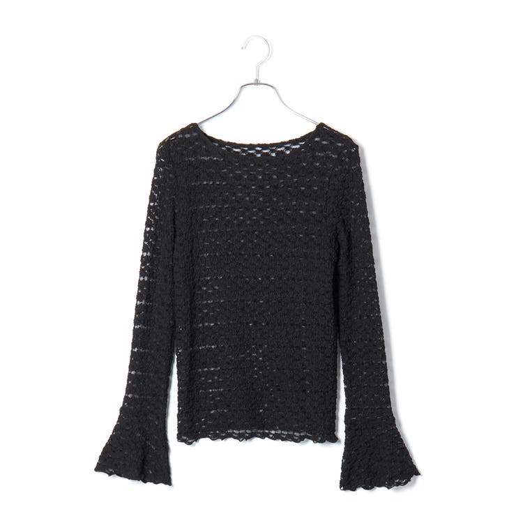 レースフレアースリーブトップス | VIS  | 詳細画像13 