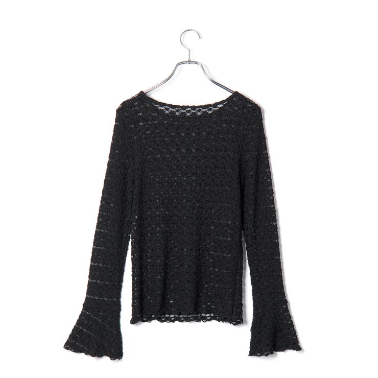 レースフレアースリーブトップス | VIS  | 詳細画像14 