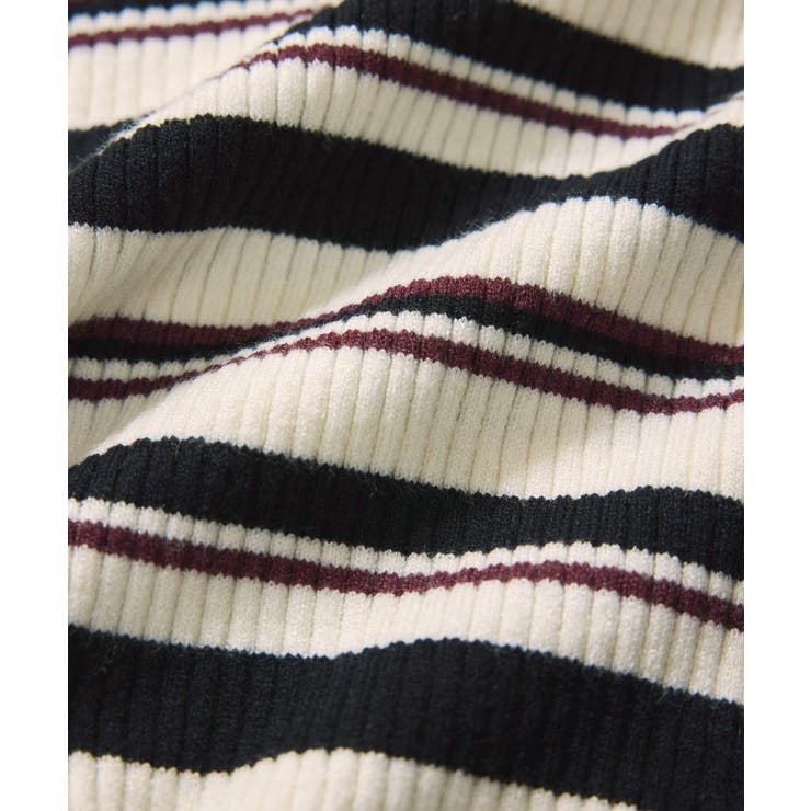 スリーブ釦アクセントリブニット/WEB限定FSサイズ・静電気防止 | VIS  | 詳細画像45 